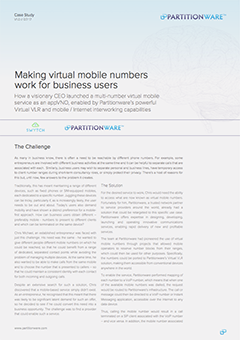 Making virtual mobile numbers work for business users